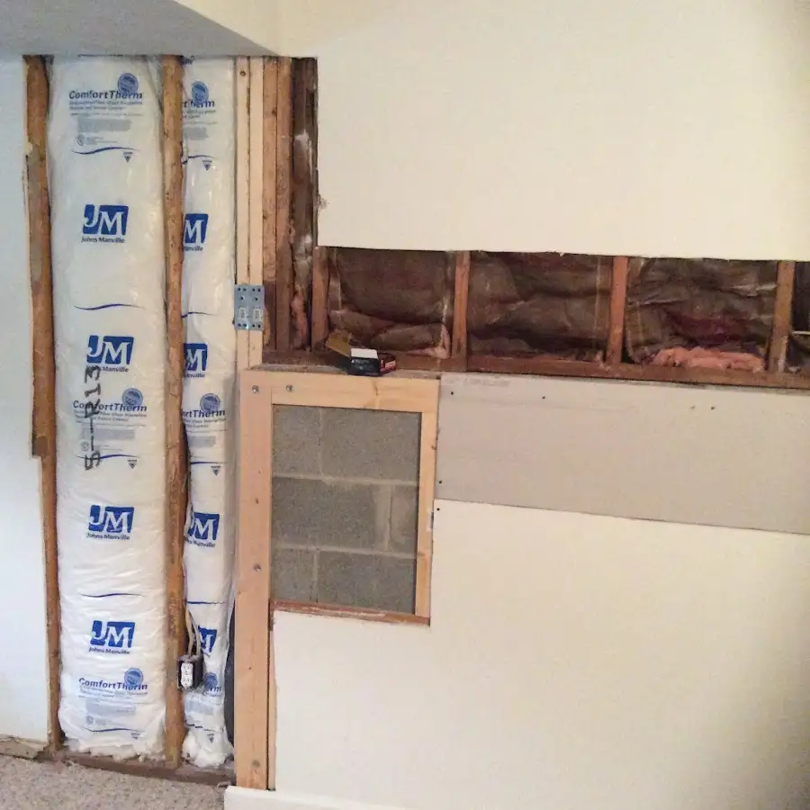 Wall insulation replacement during Structural Drying in Cheshire